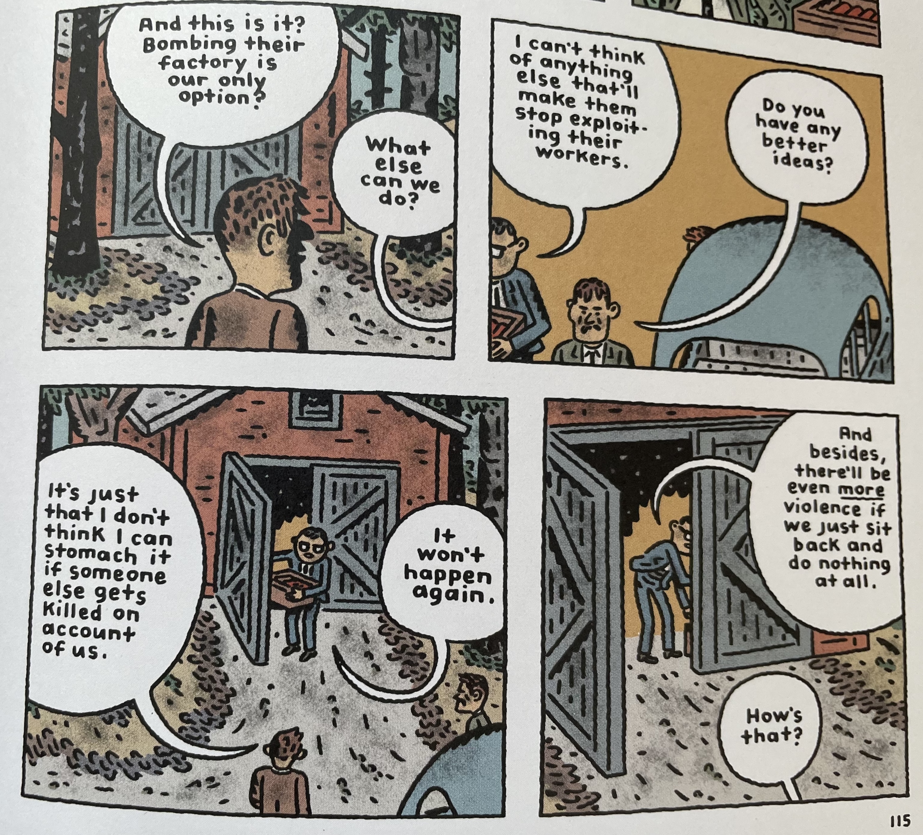 Even more violence if we just sit back